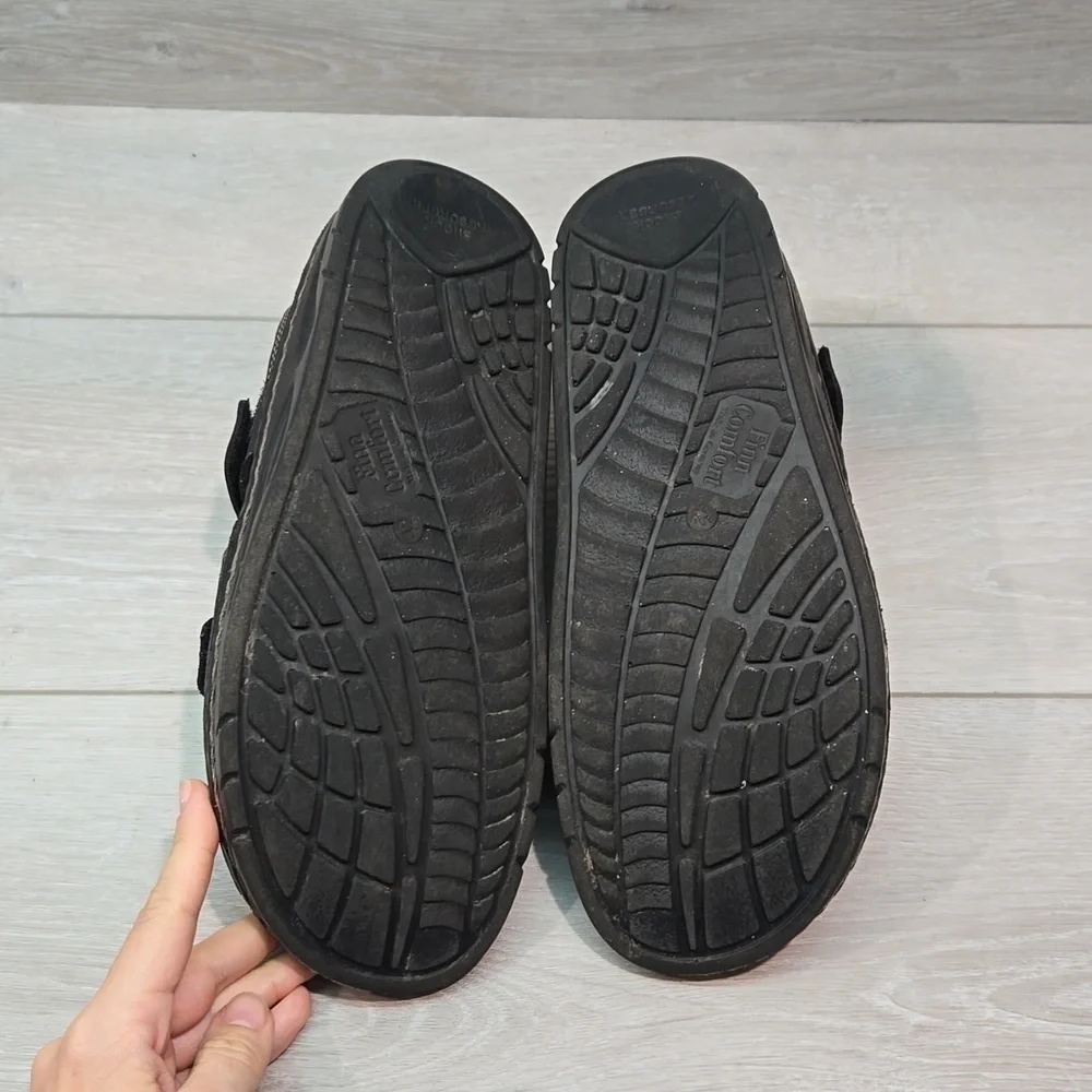 Finn Comfort Women Samara Leather Hook&loop Sandals shoes sz 42/11